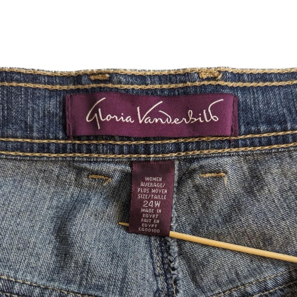 Gloria Vanderbilt plus straight leg jeans size 24W - Picture 3 of 3